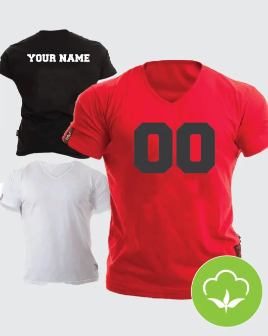 Personalized V-neck T-shirt
