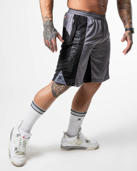 MNX Mesh shorts Grey & Black