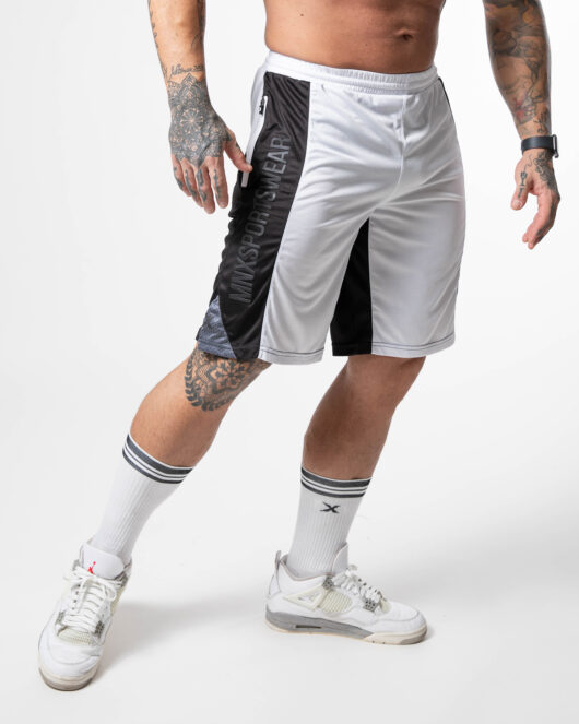 MNX Mesh shorts White & Black
