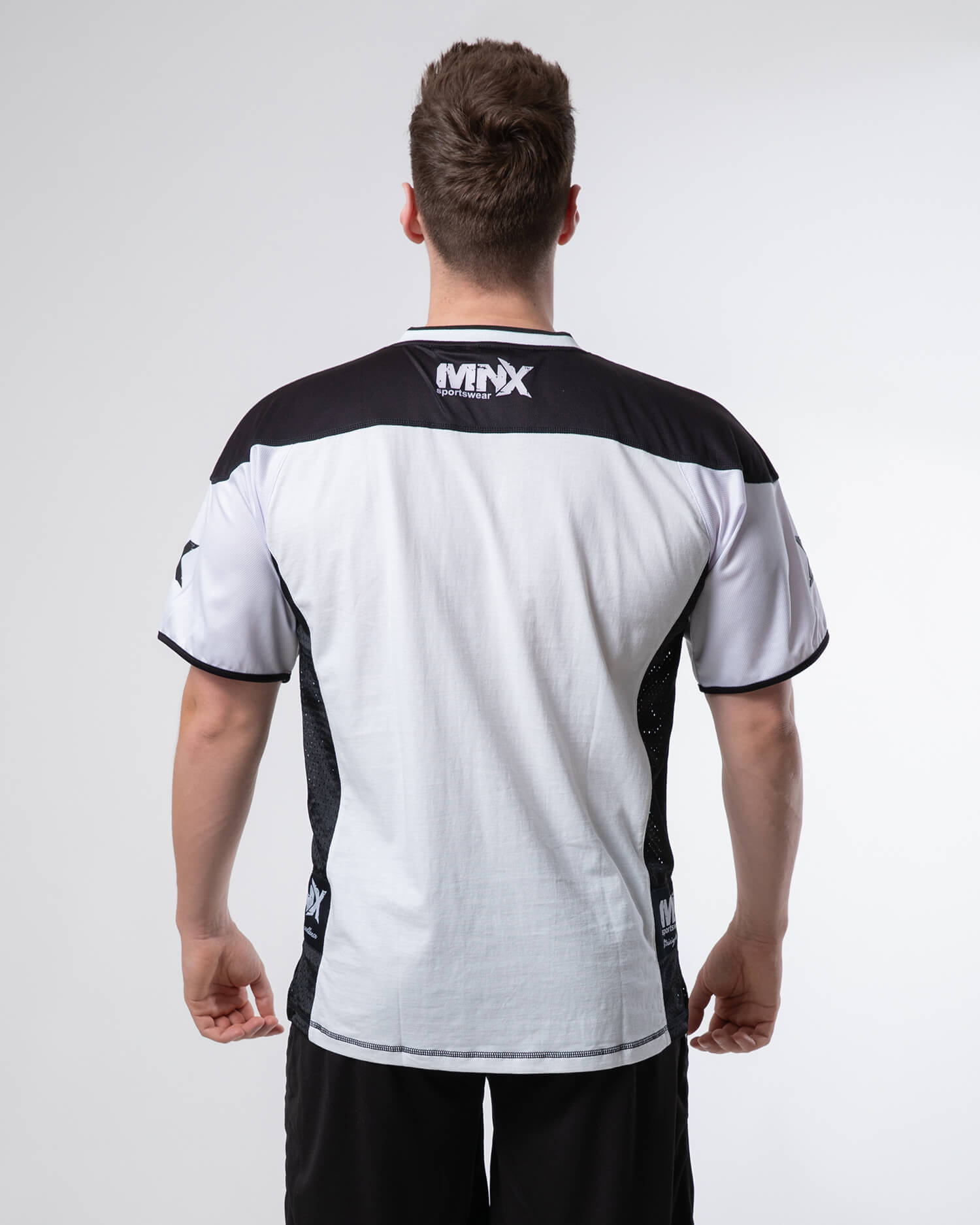 Cotton football jersey, white - Image 2