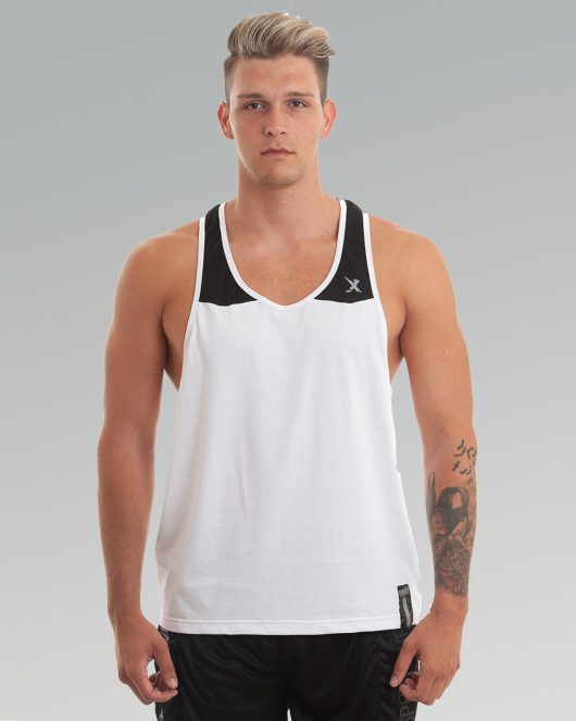 MNX Classic stringer tank top White