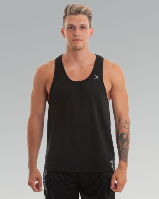 MNX Classic stringer tank top Black