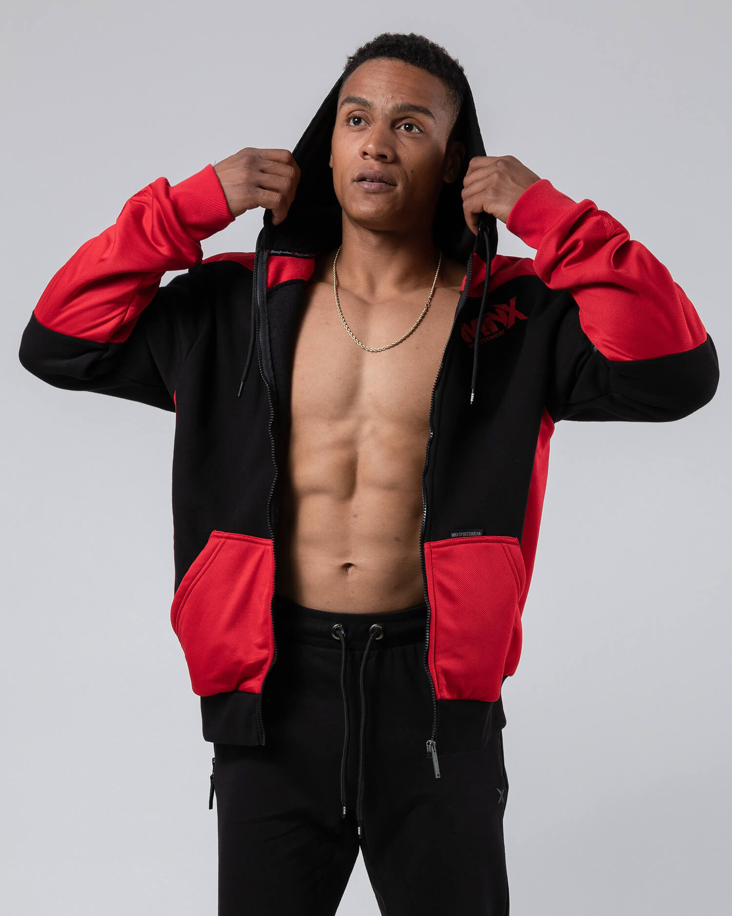 MNX Hoodie Revolution, red - Image 4