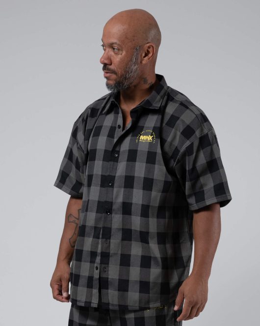 MNX Flannel shirt Golden Era, black