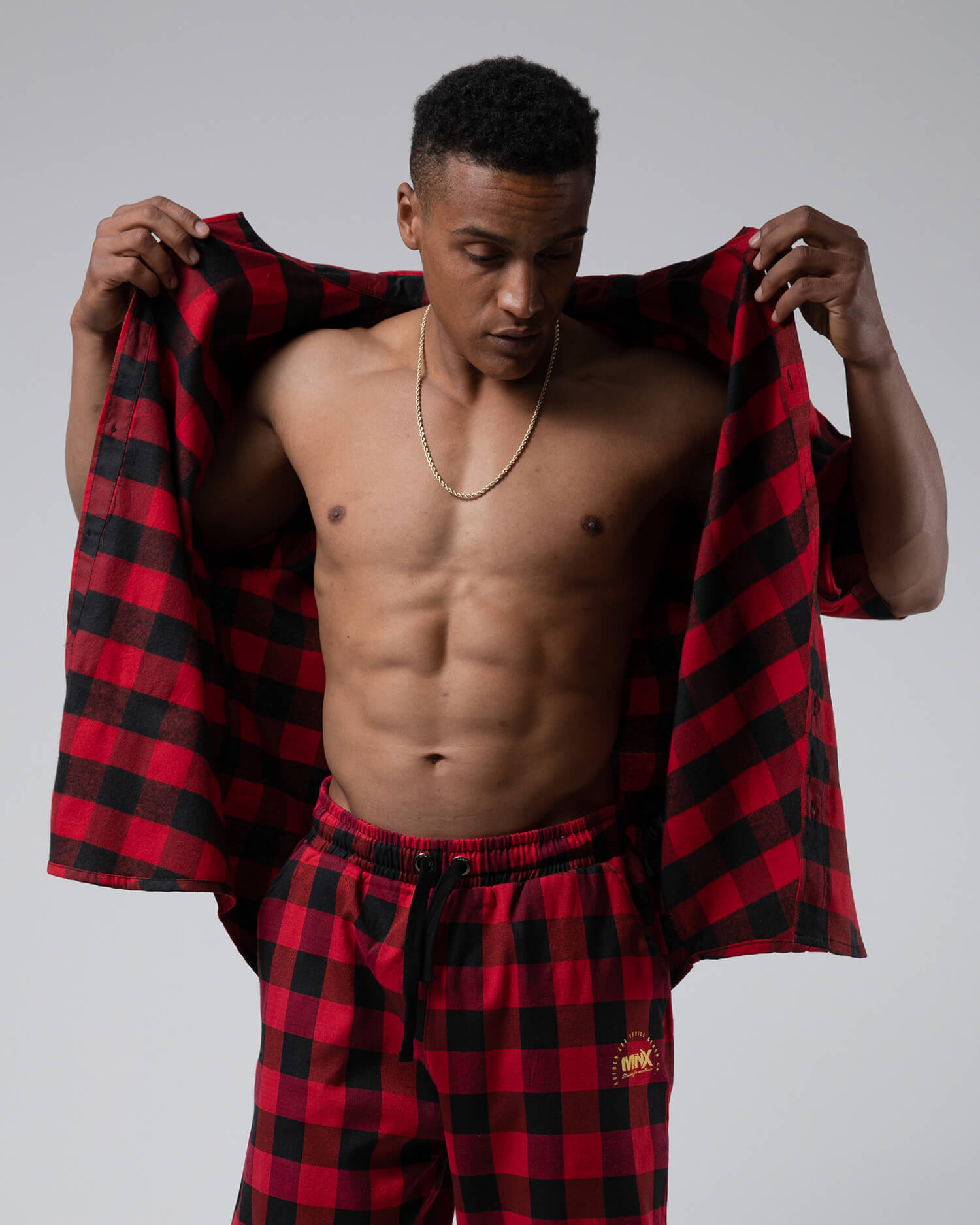MNX Flannel shirt Golden Era, red - Image 3