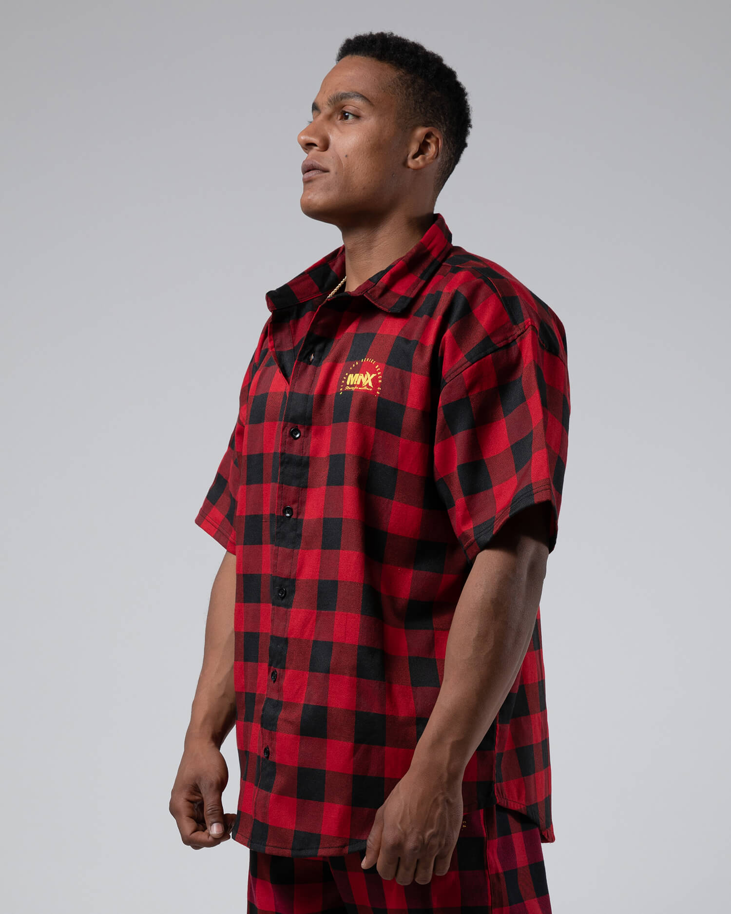 MNX Flannel shirt Golden Era, red - Image 2