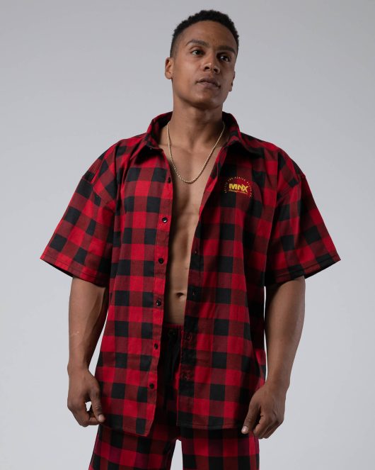MNX Flannel shirt Golden Era, red