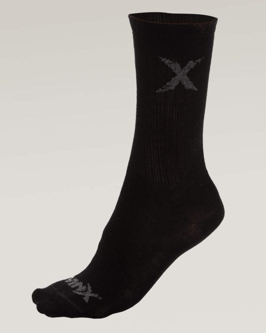 MNX Unisex Cotton socks "X", Black