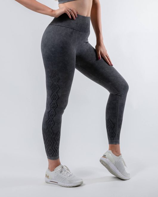 MNX Women's seamless leggings Avalon, nero