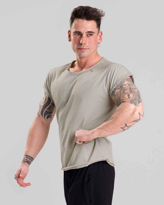 MNX Ripped T-shirt Athletic, taupe gray