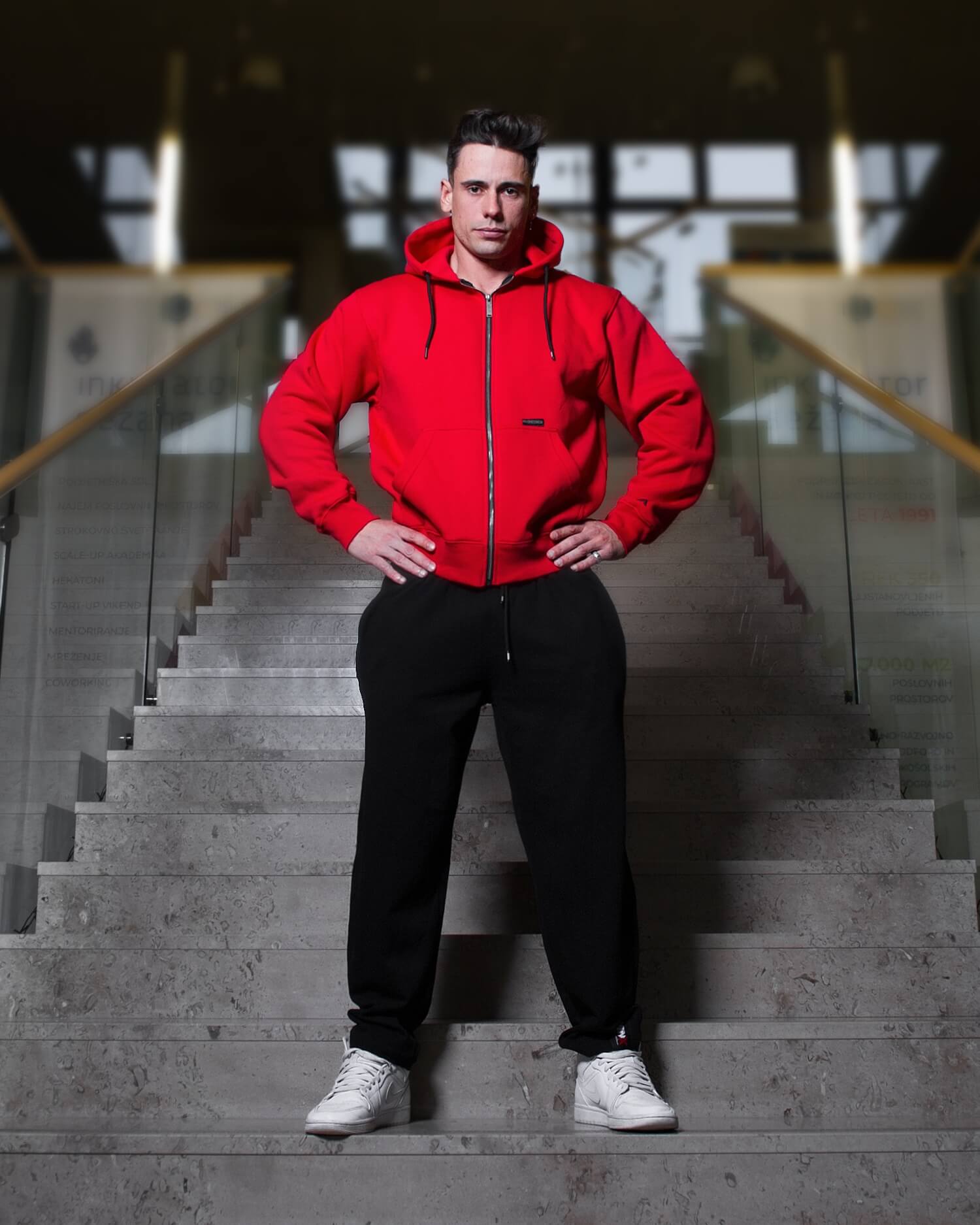 MNX Hoodie Original, red - Image 5