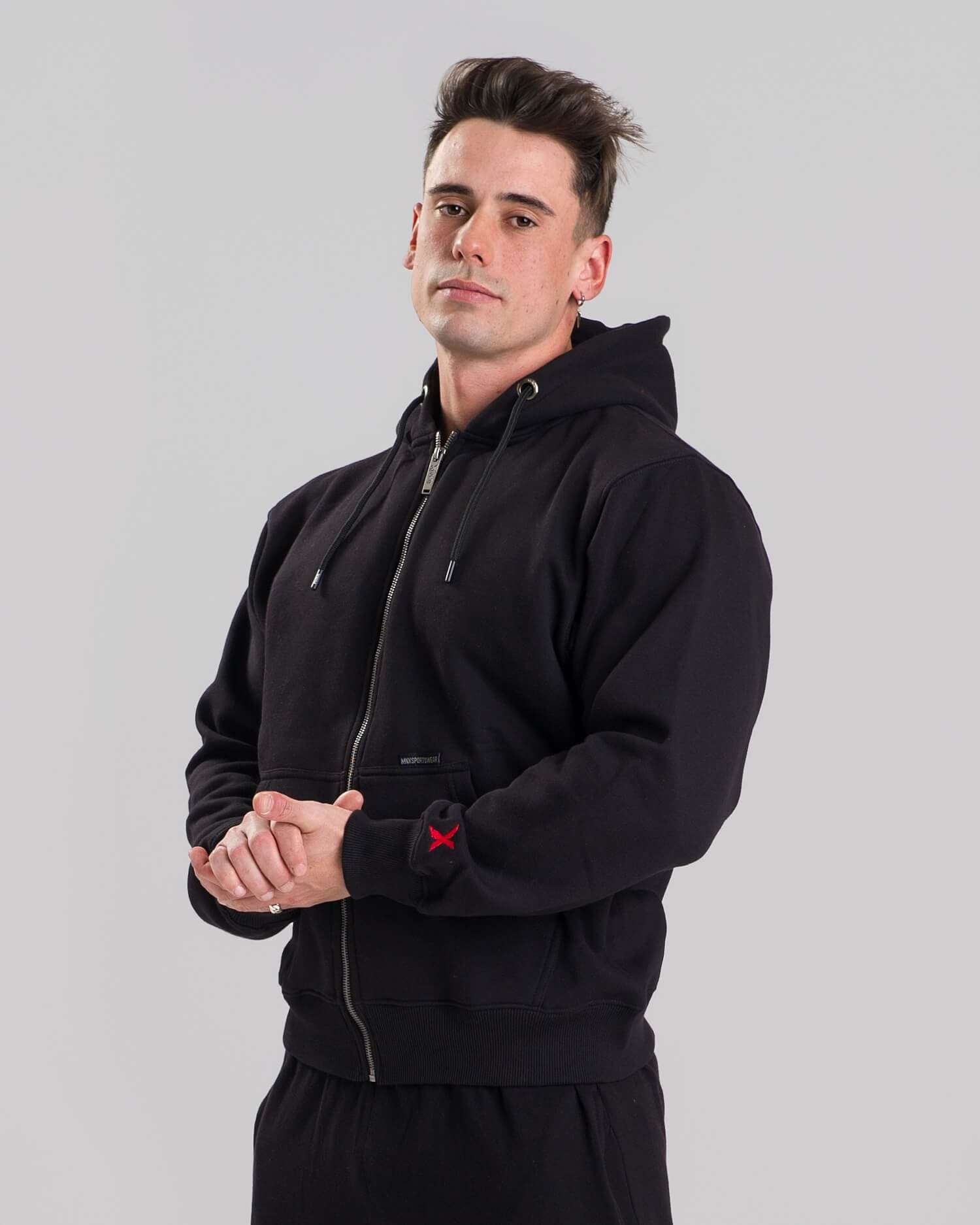 MNX Hoodie Original, black - Image 4
