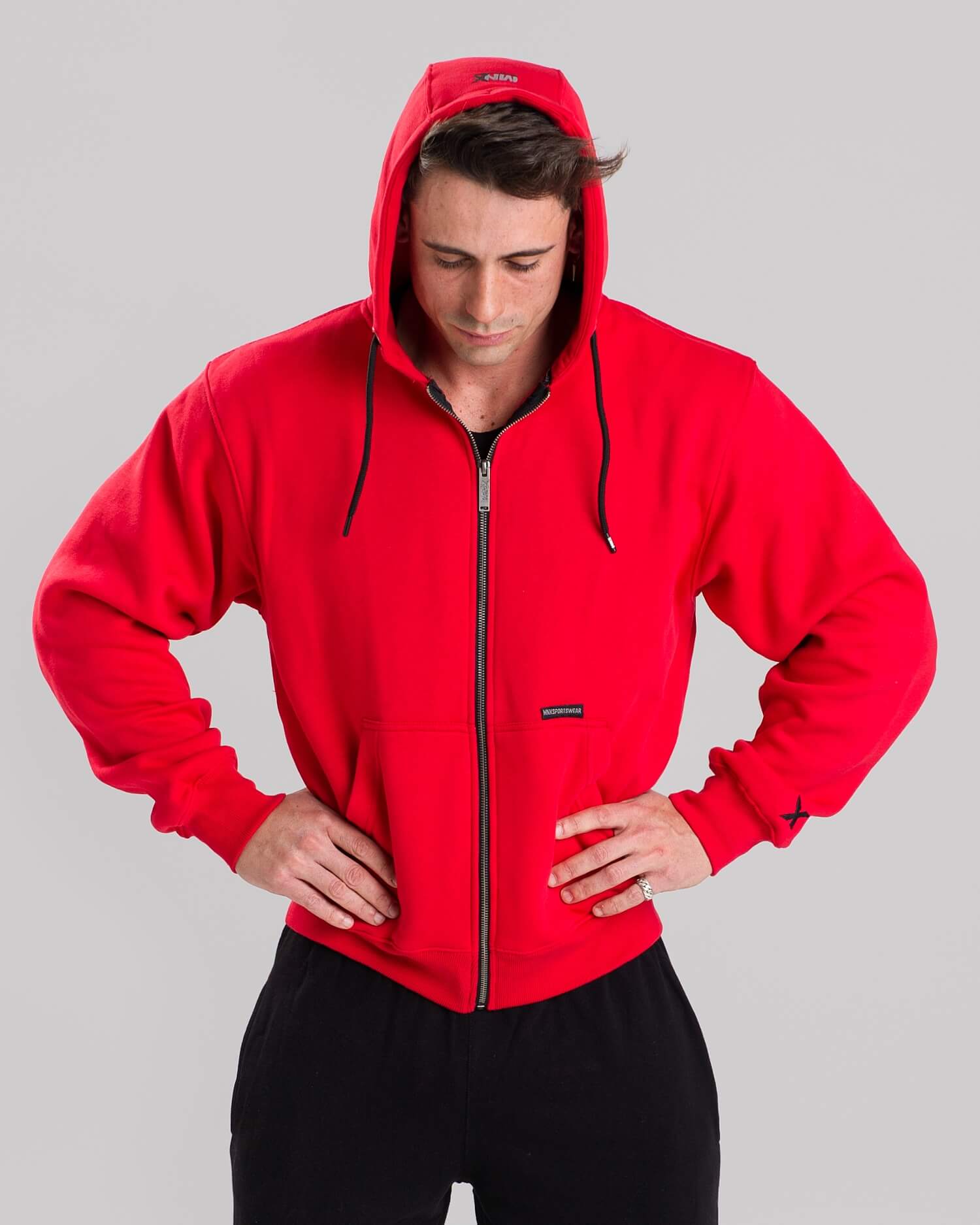 MNX Hoodie Original, red