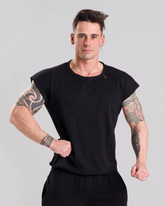 MNX Ripped T-shirt Athletic, black