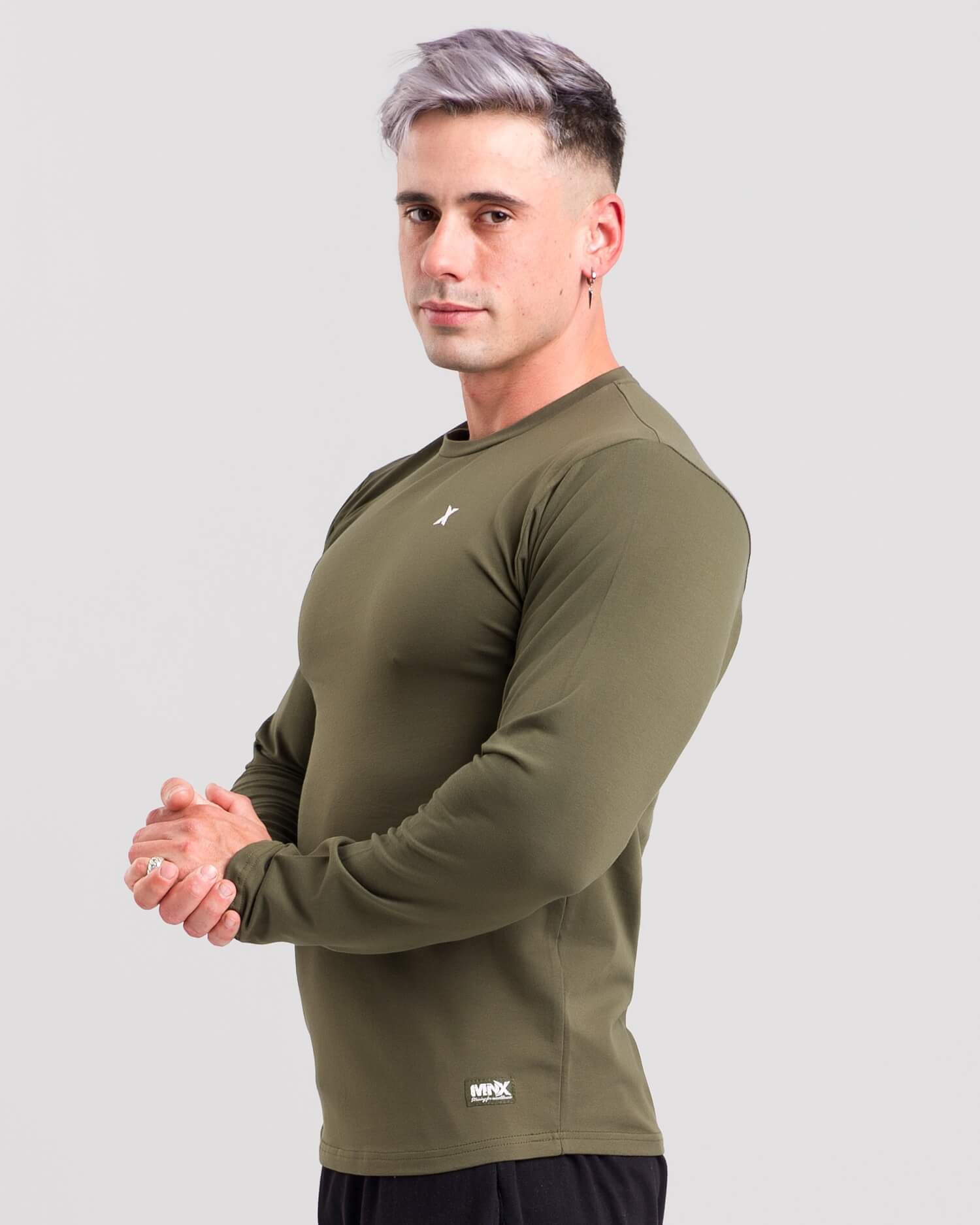 MNX Sweatshirt Original, olive green - Image 3