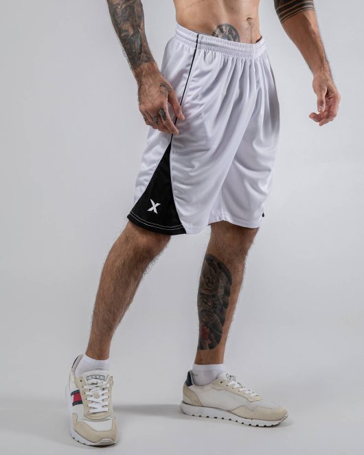 MNX Basketball mesh shorts, white