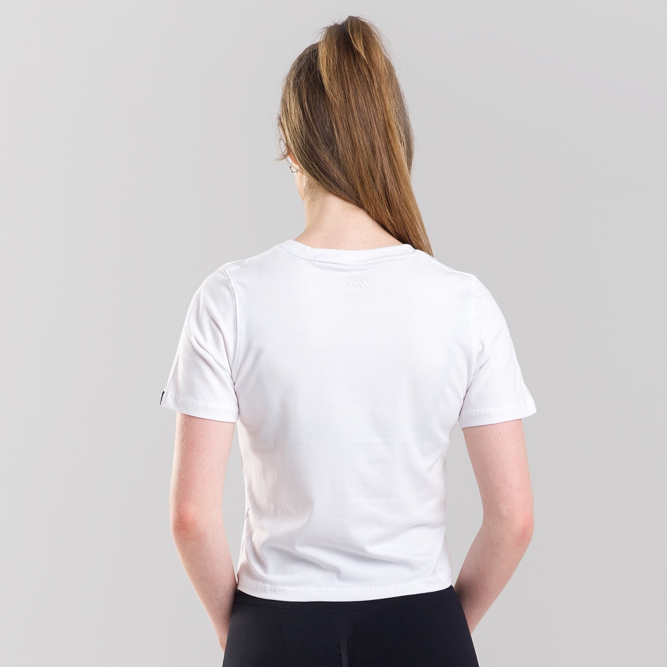 MNX Women's cropped T-shirt, white - Image 2