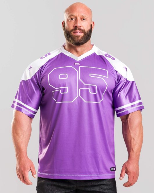 MNX Football jersey no. 95, violet