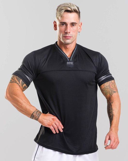 MNX T-shirt jersey, black