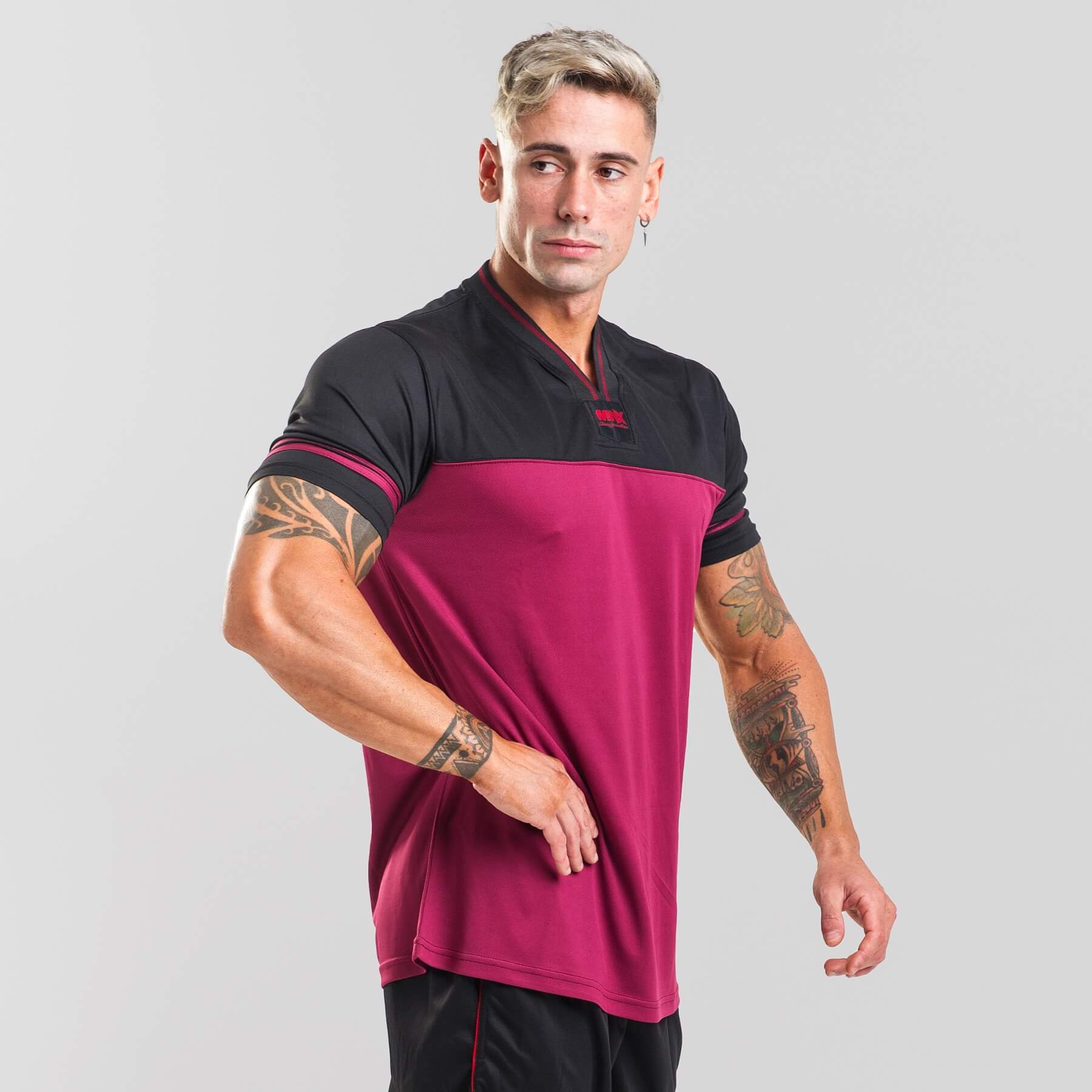 MNX T-shirt jersey, burgundy - Image 3