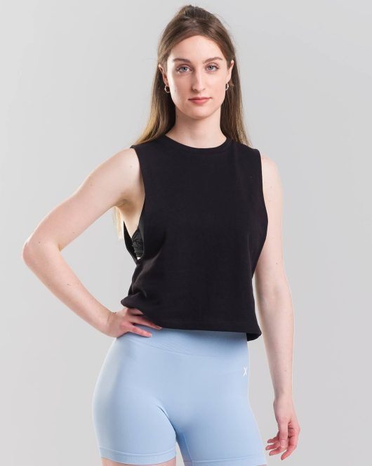 MNX Ärmelloses Damenoberteil, black