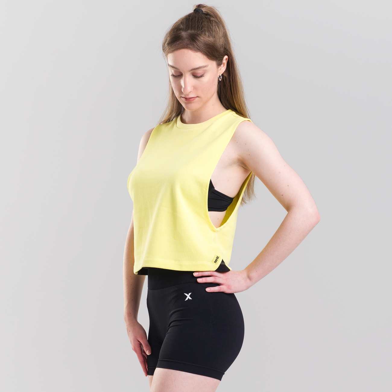 MNX Women's sleeveless Top, yellow - Image 3