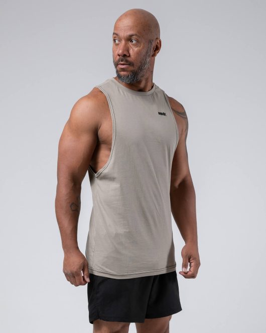 MNX Sleeveless Top, beige