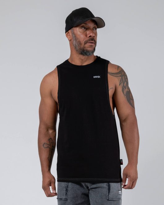 MNX Sleeveless Top, black