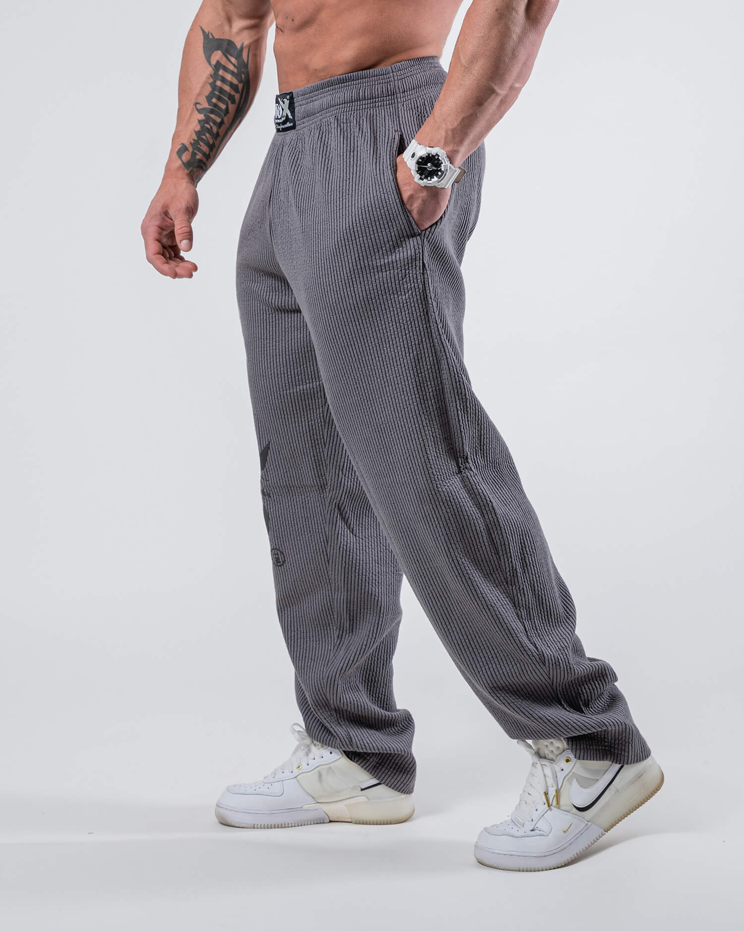 MNX Ribbed pants Hammer, grey - Image 4