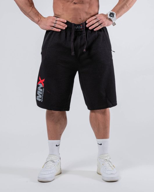 MNX Ribbed shorts Hammer, black