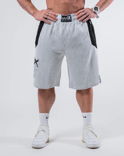 MNX Ribbed shorts Hammer, white