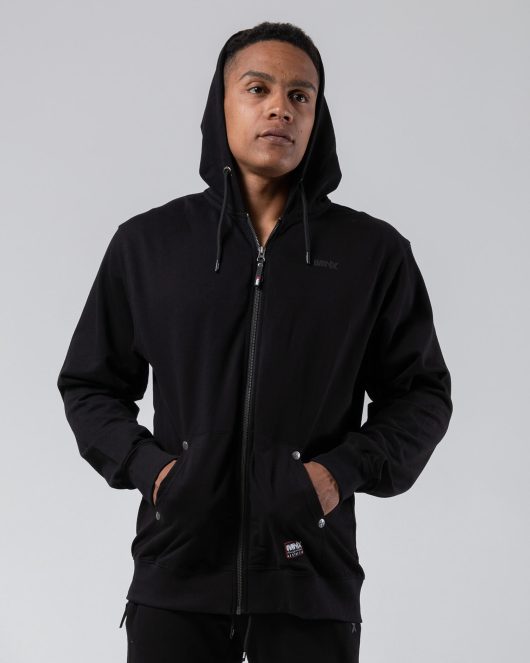 MNX Men's lightweight hoodie Aesthetic, black