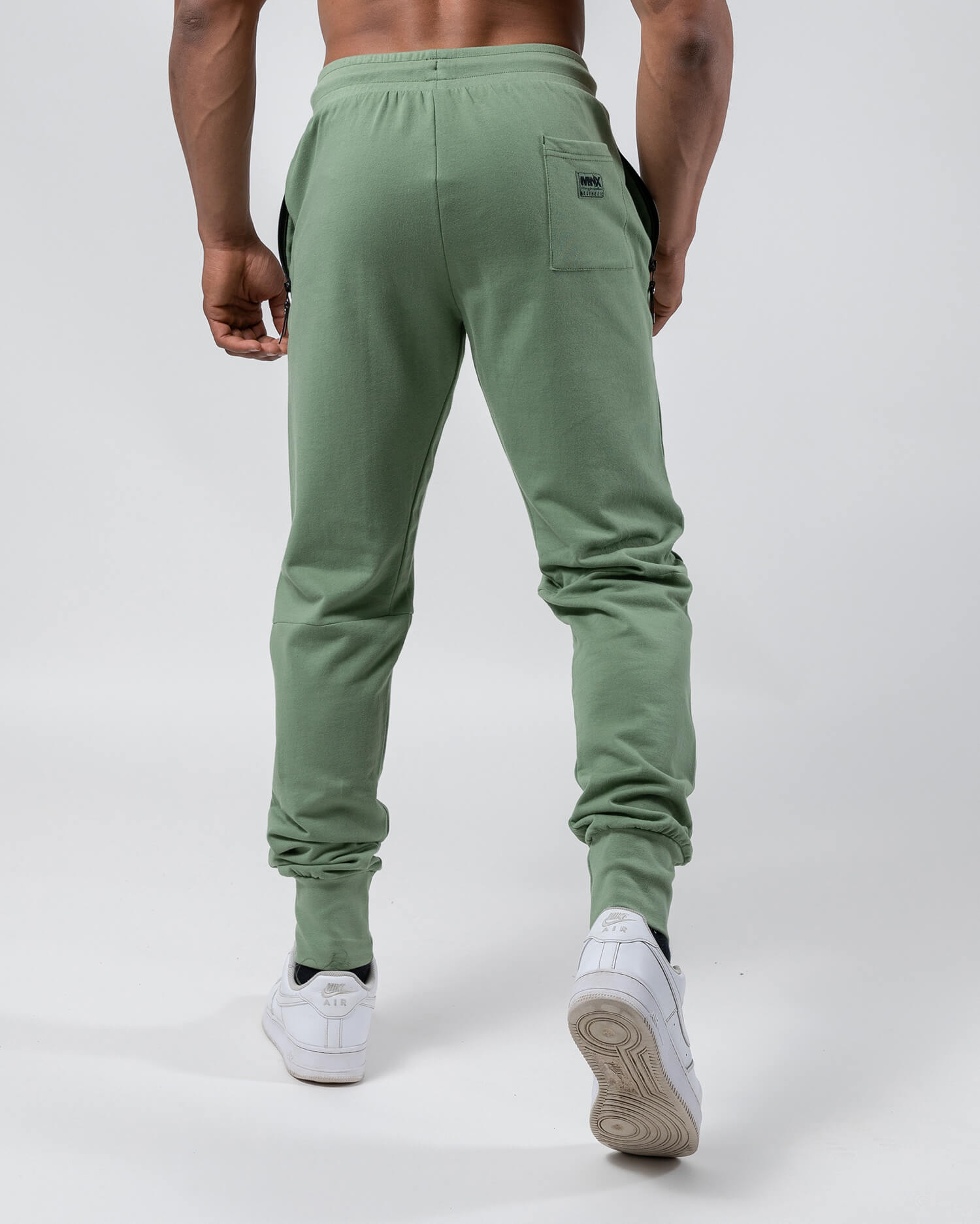 MNX Men's lightweight joggers Aesthetic, khaki - Image 2