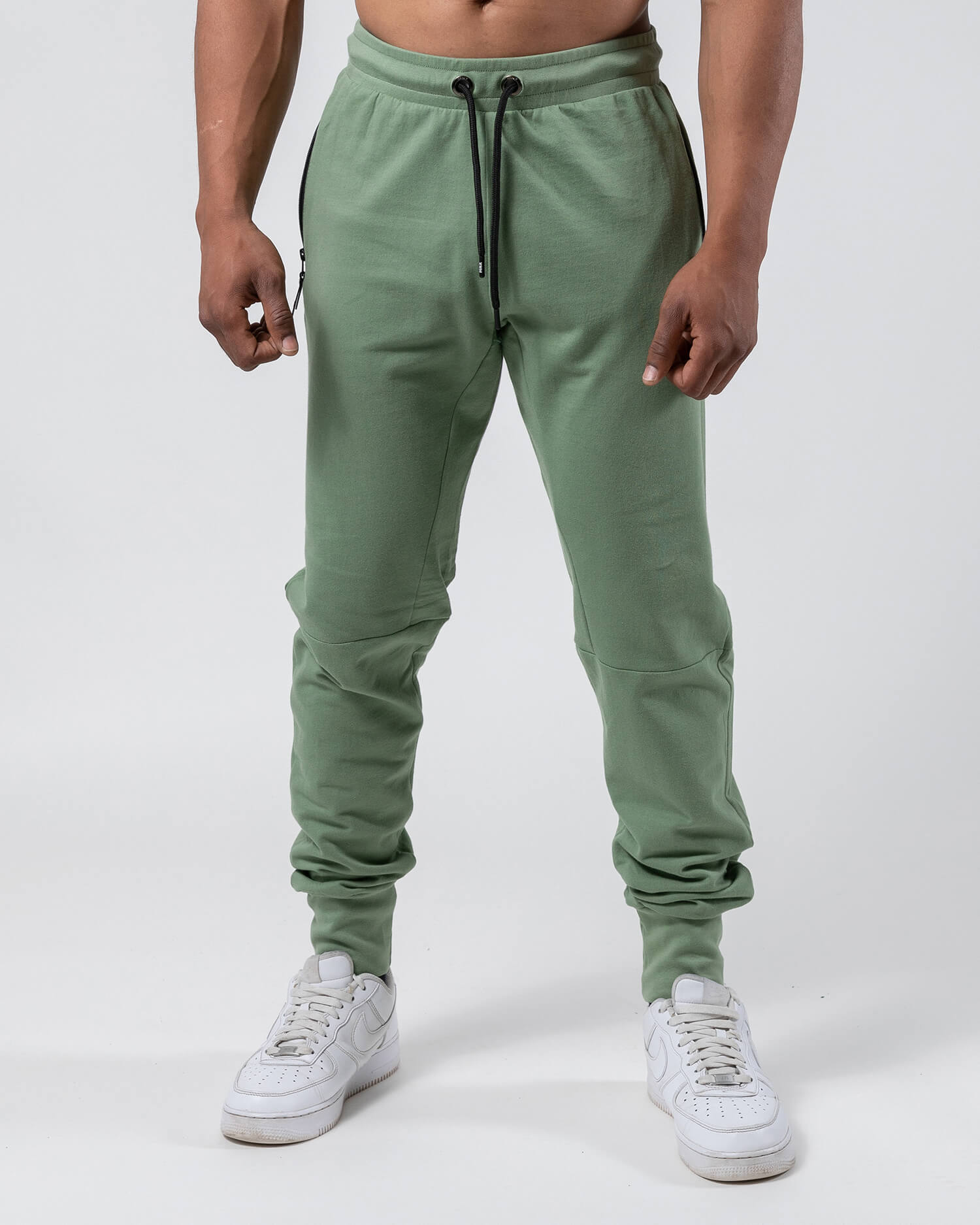 MNX Men's lightweight joggers Aesthetic, khaki - Image 3