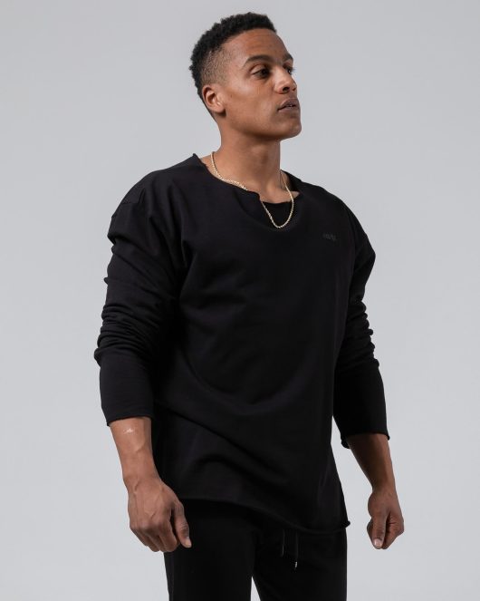 MNX Lightweight sweatshirt Aesthetic, black