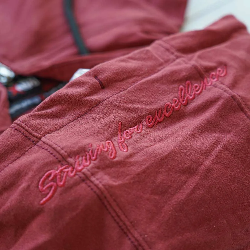 MNX Men's lightweight hoodie Aesthetic, maroon - Image 7