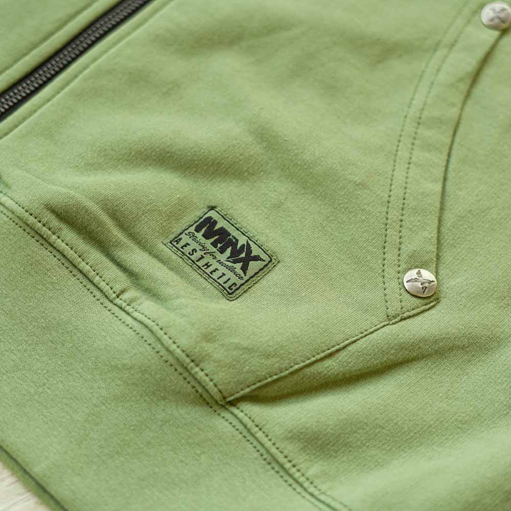 MNX Men's lightweight hoodie Aesthetic, black - Image 8