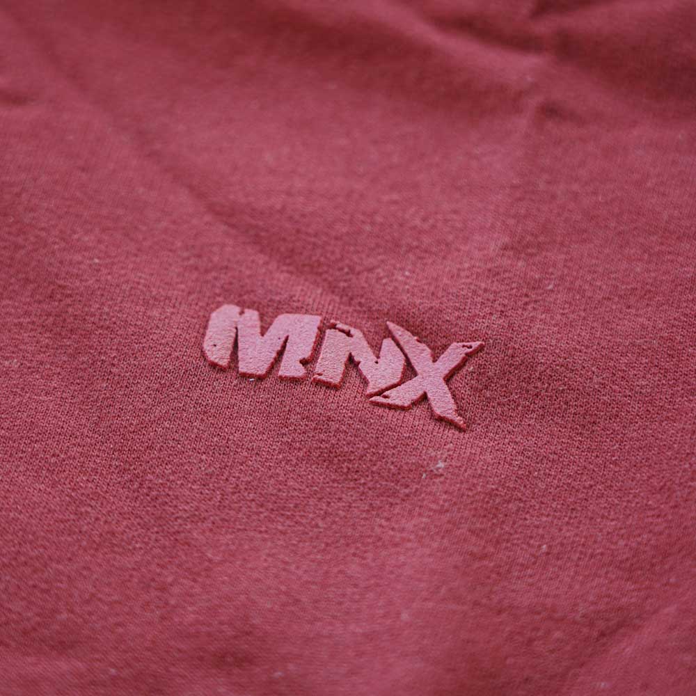 MNX Men's lightweight hoodie Aesthetic, maroon - Image 6