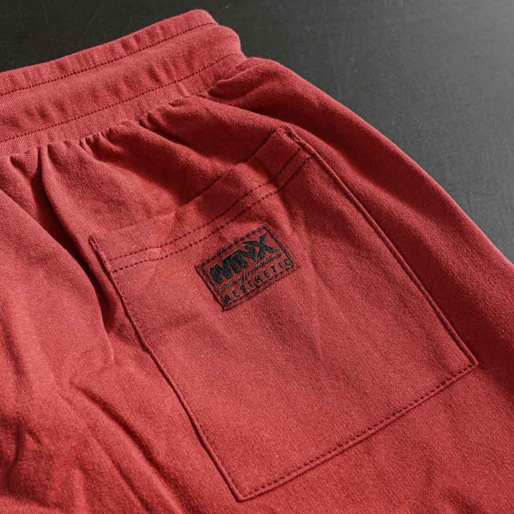 MNX Men's lightweight joggers Aesthetic, maroon - Image 6