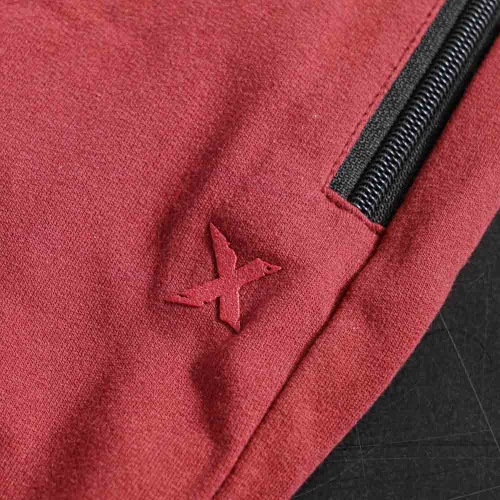 MNX Men's lightweight joggers Aesthetic, maroon - Image 7