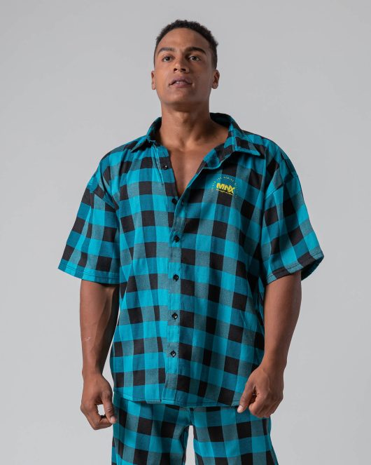 MNX Flannel shirt Golden Era, blue