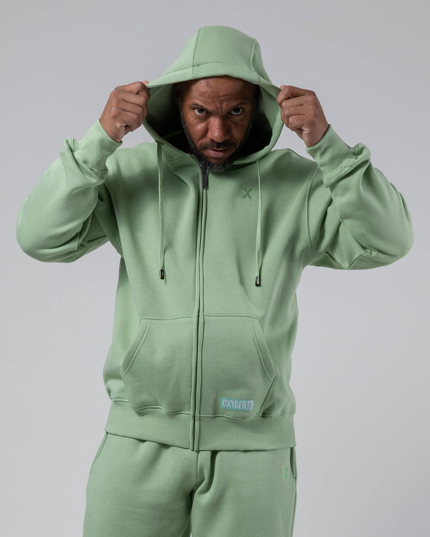 MNX Men's hoodie Oxygen, turquoise - Image 4