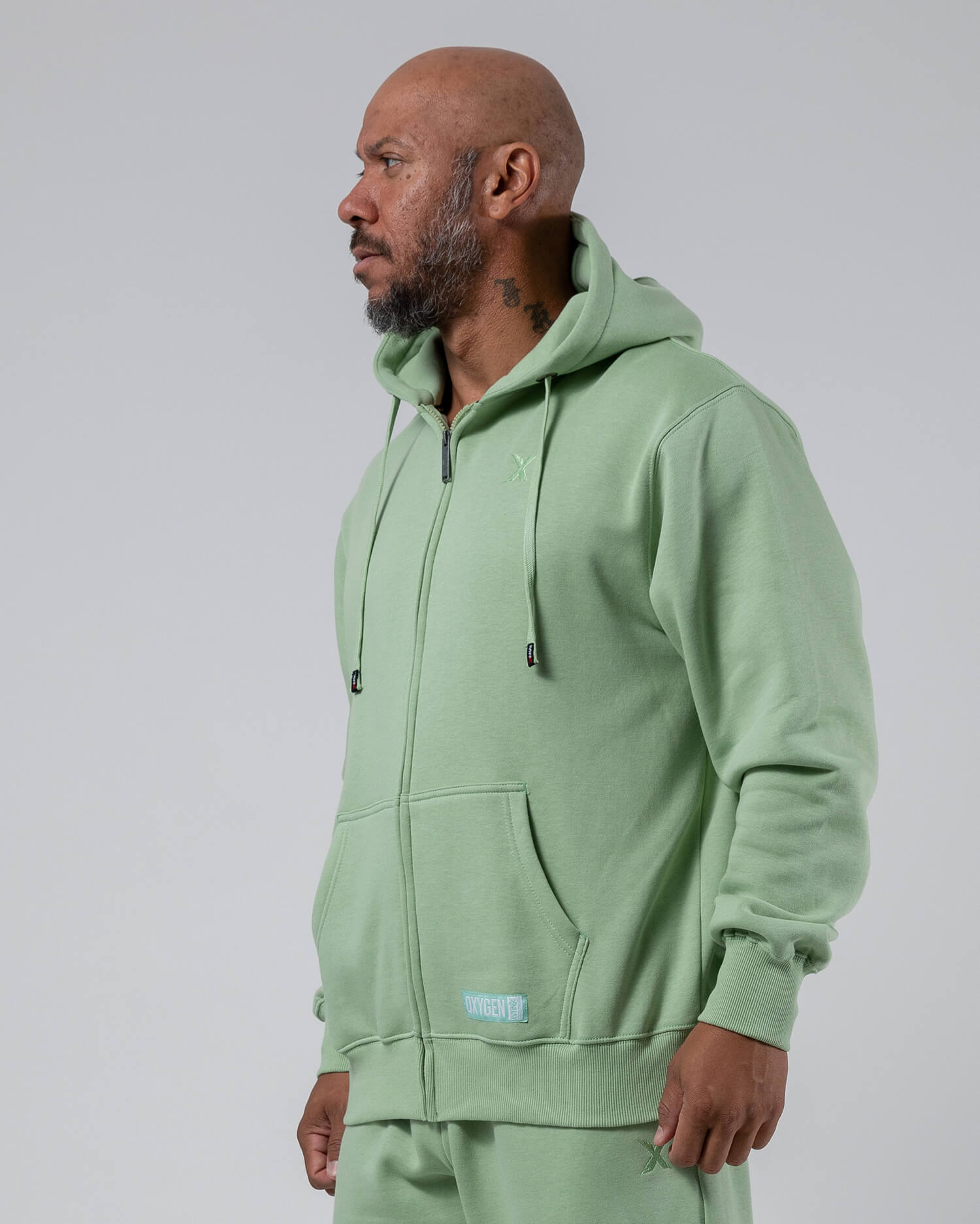 MNX Men's hoodie Oxygen, turquoise - Image 3