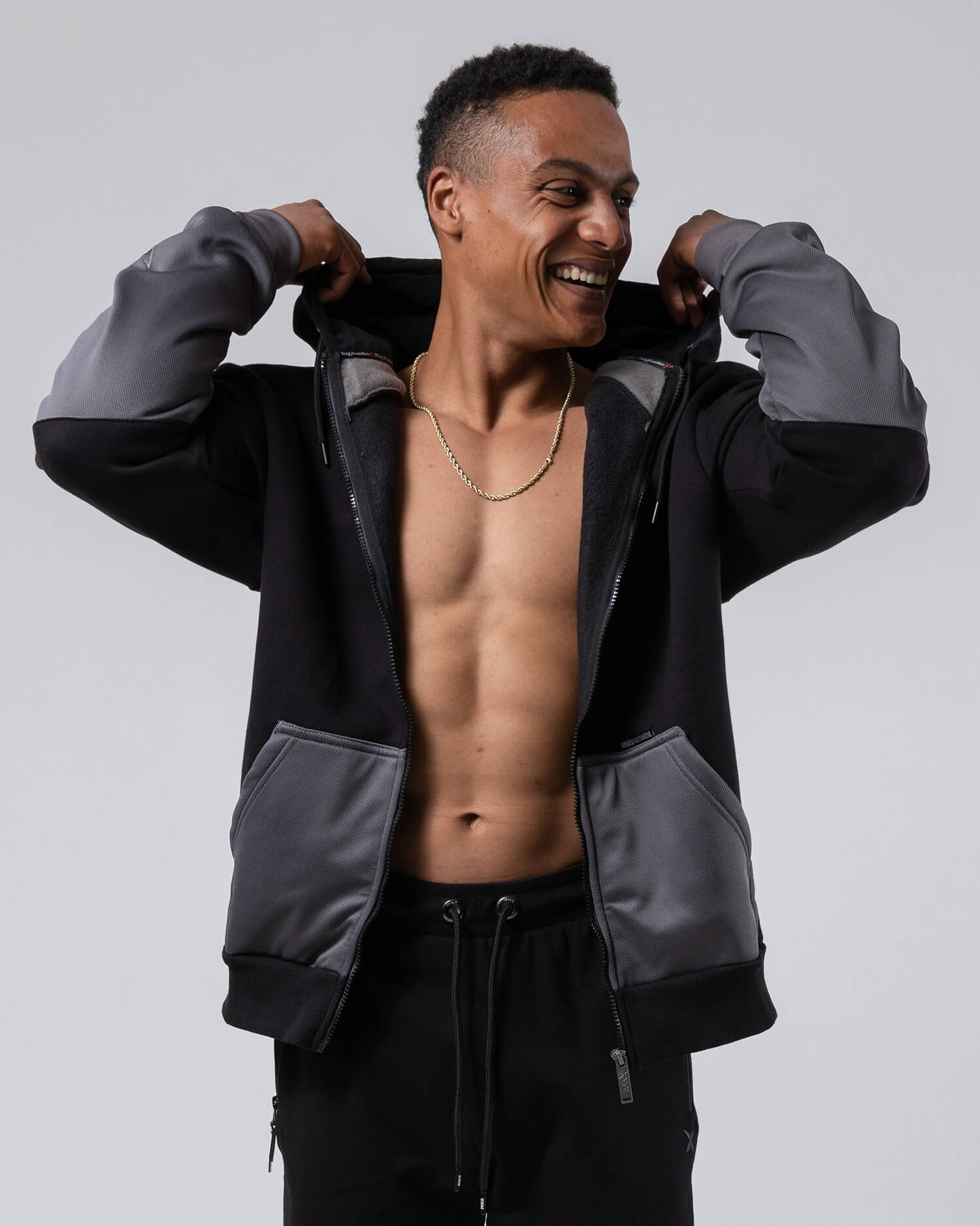 MNX Hoodie Revolution, grey - Image 4