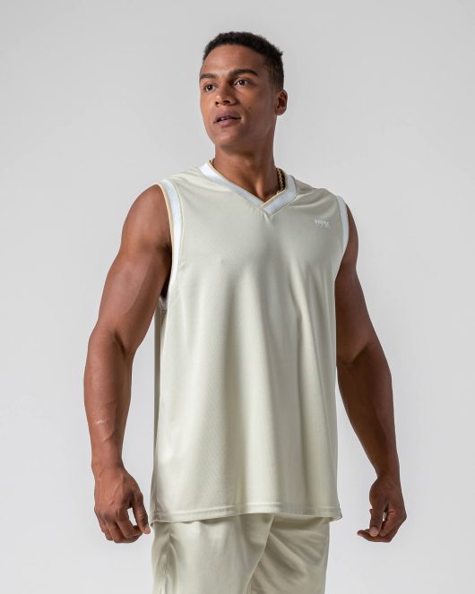 MNX Sleeveless basketball jersey, cool gray