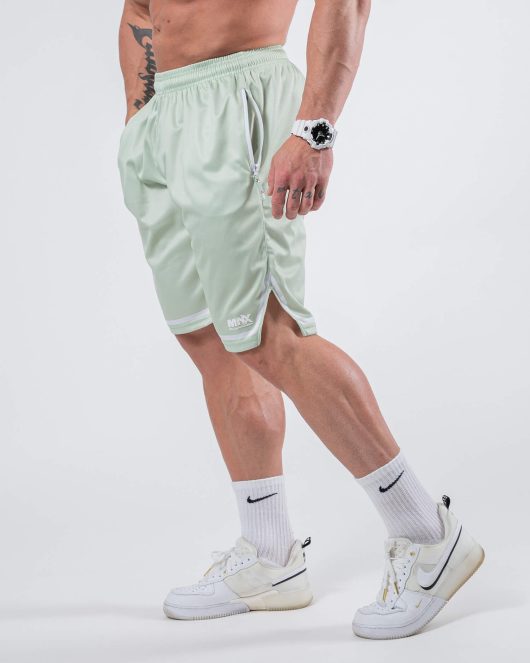MNX Basketball shorts 2.0, light green