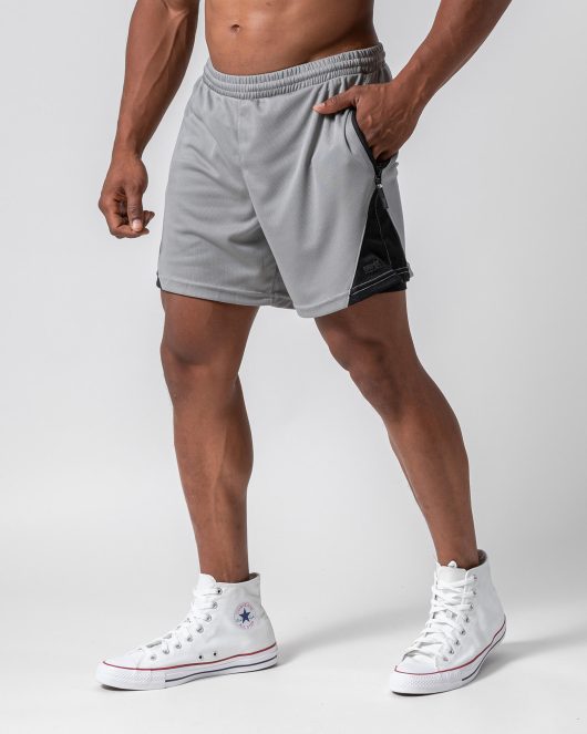 MNX Double layer shorts, cool gray