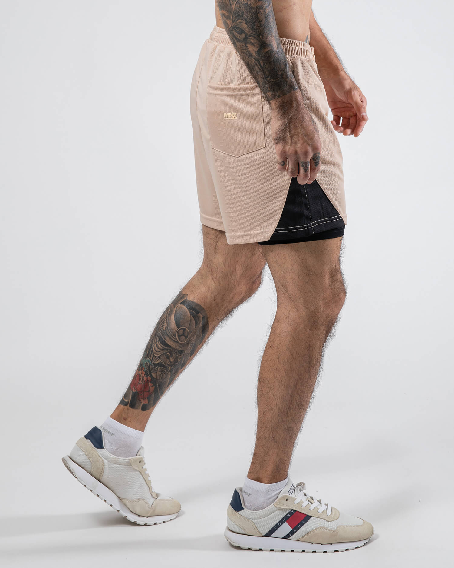 MNX Double layer shorts, sand - Image 3