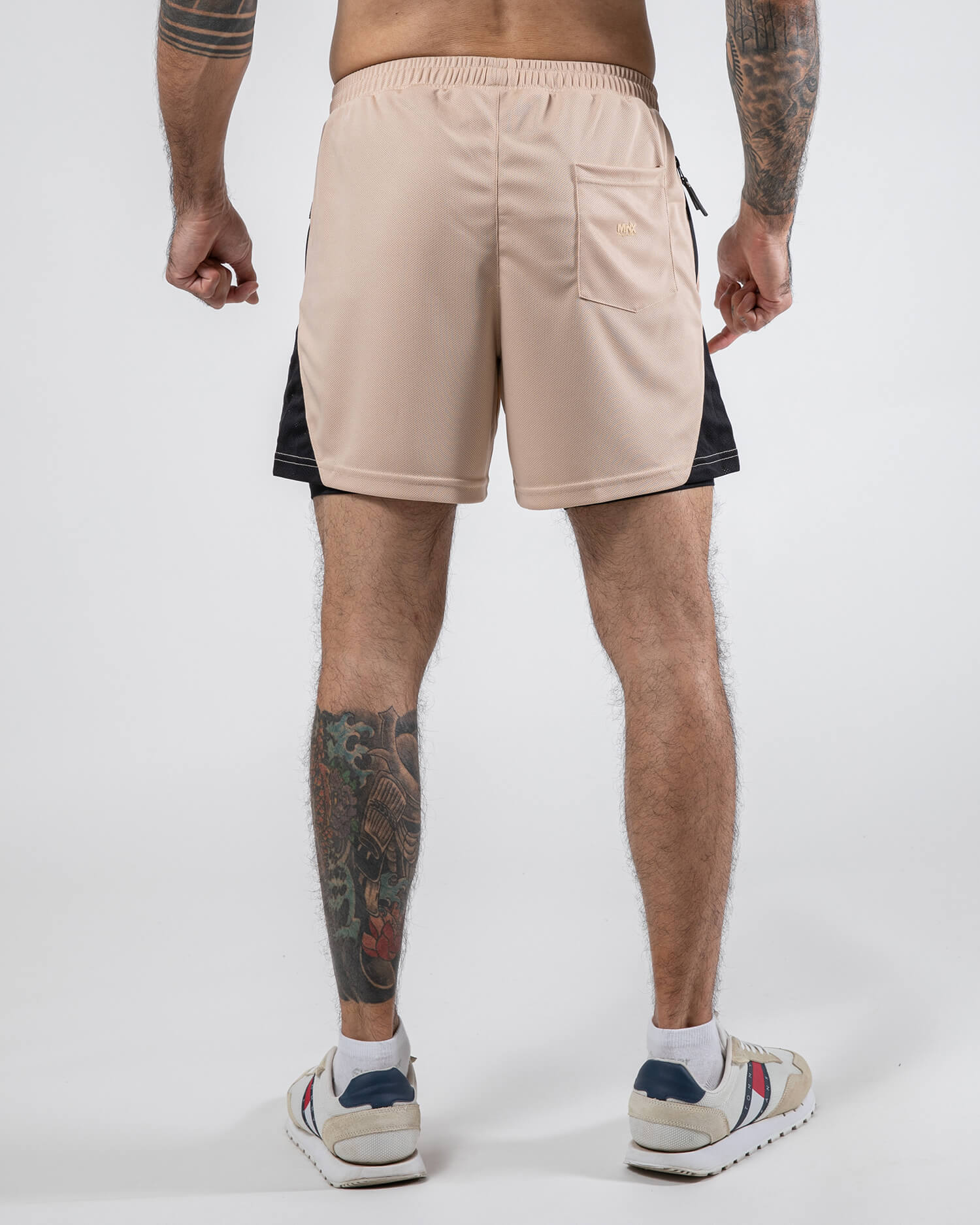 MNX Double layer shorts, sand - Image 2
