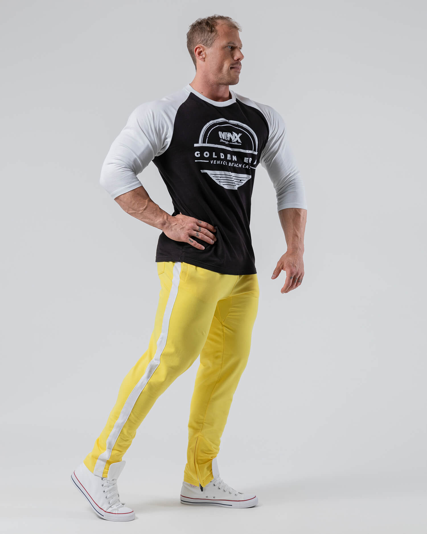 MNX Raglan Top Golden Era, black - Image 5